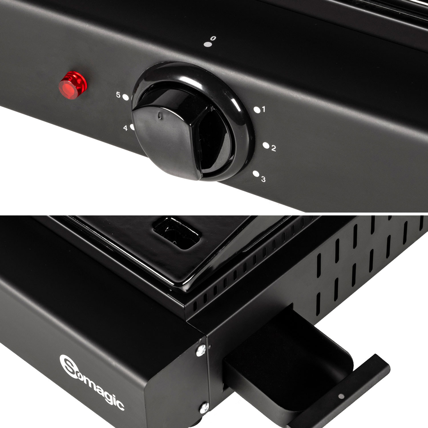 SOMAGIC - Plancha électrique fonte OLIANA