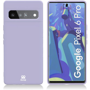 Coque IBROZ Google Pixel 6 Silicone bleu ciel