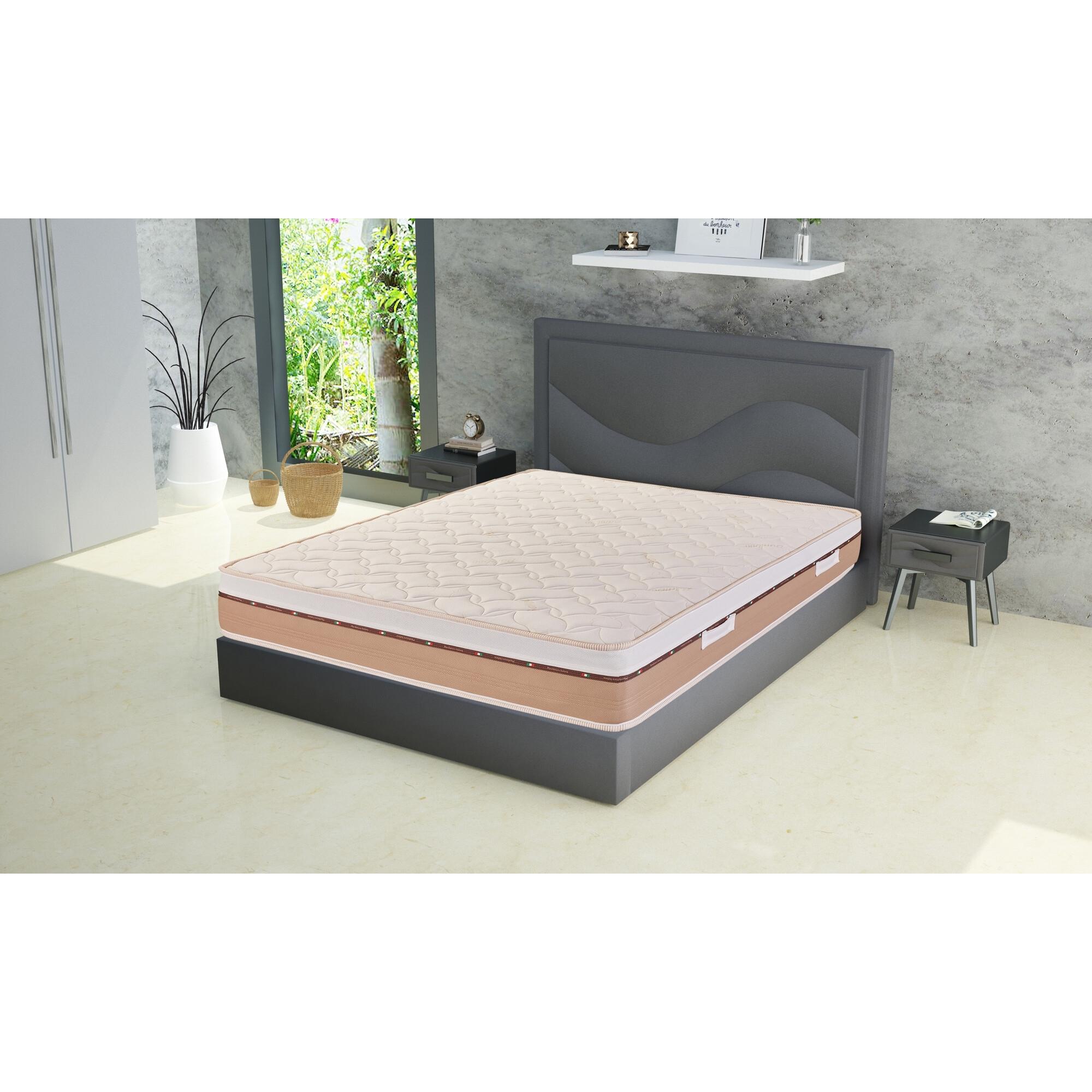 Materasso Doppio Memory Ginseng e AcquaGel 16 zone Bamboo Sfoderabile 90x190x25