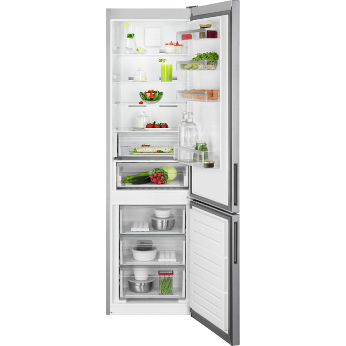 AEG Frigorífico combi de libre instalación Serie 6000 Gris de 201 cm ORC6N361ES | Reacondicionado