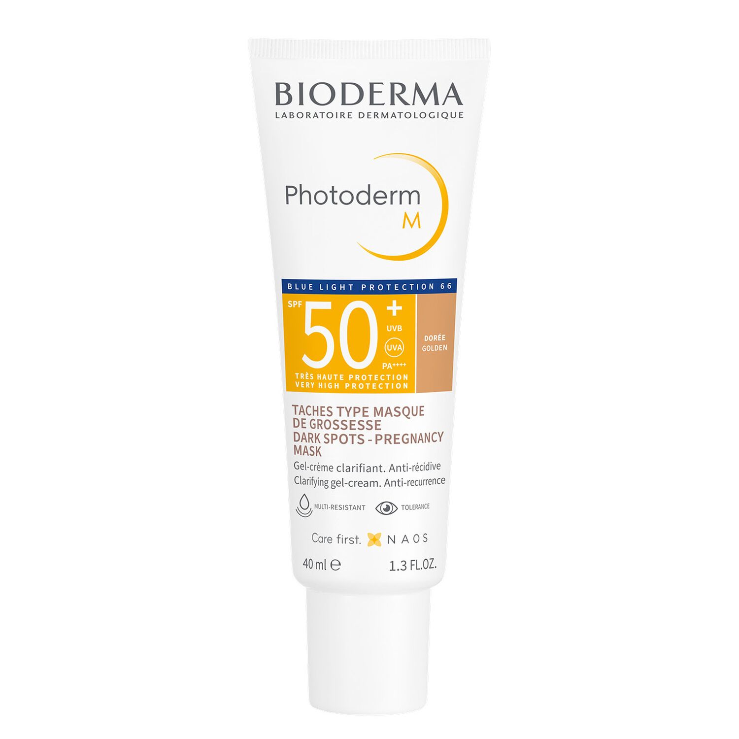 Photoderm M - Gel-Crème Clarifiante Dorée - Anti-Récidive - SPF50+ 40 ml