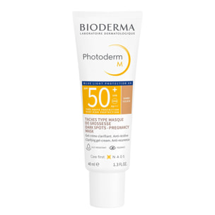 Photoderm M - Gel-Crème Clarifiante Dorée - Anti-Récidive - SPF50+ 40 ml
