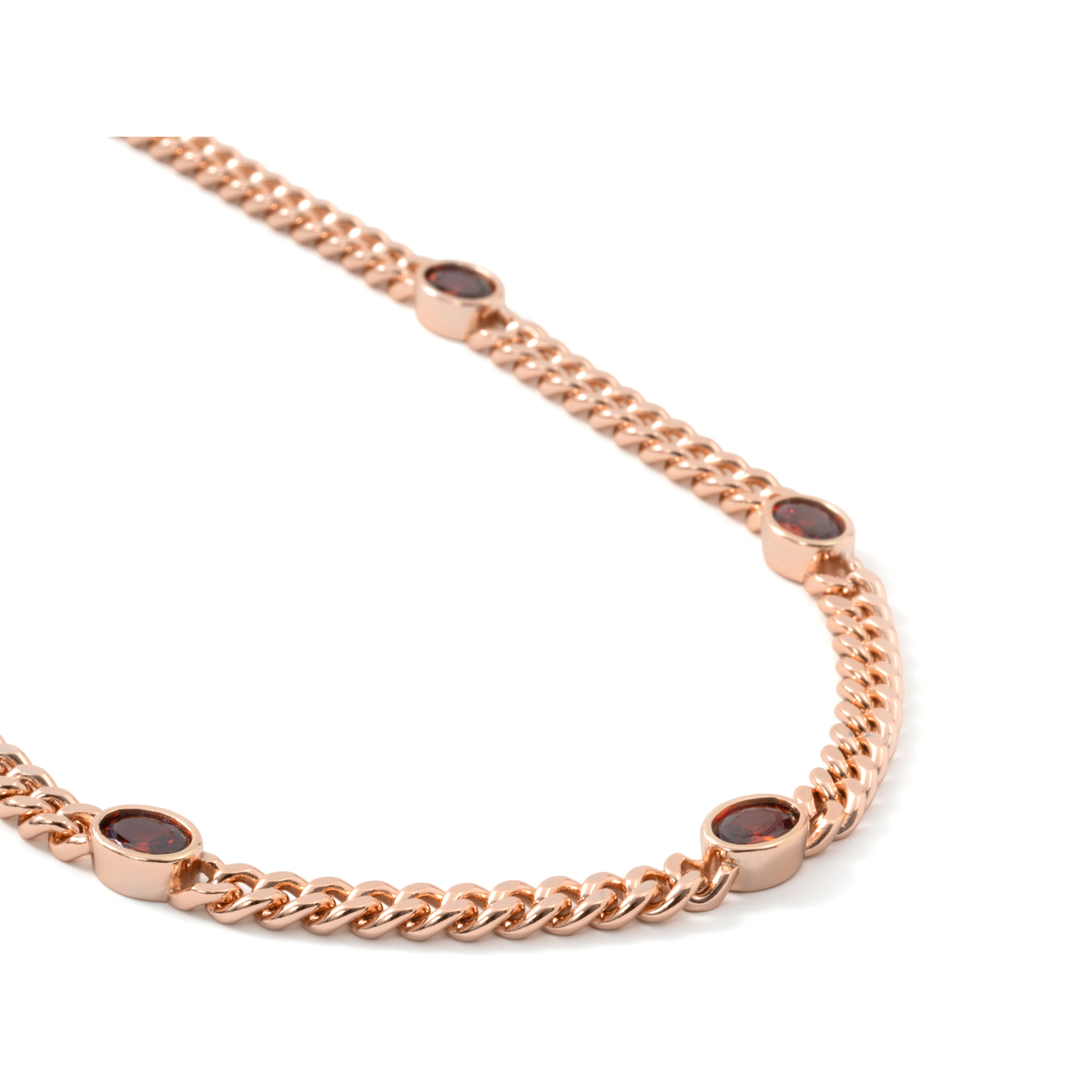 Collar Rudits acabado oro rosa 18k