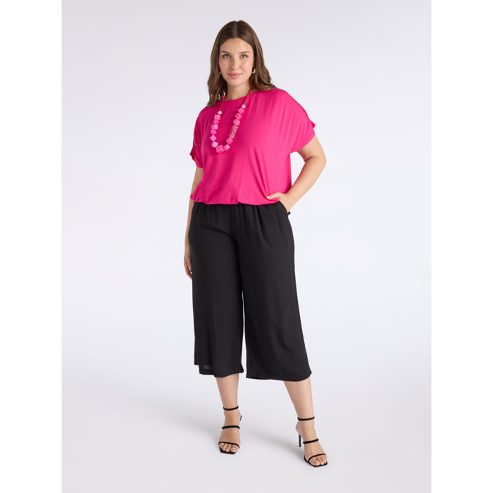 Fiorella Rubino - Pantalones anchos y cropped - Negro