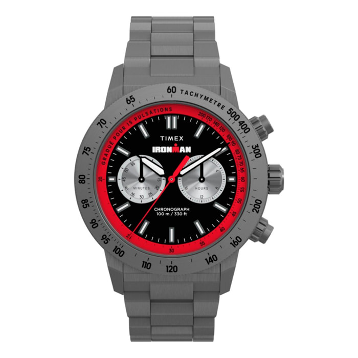 Reloj Timex TW2Y02000 Hombre Analogico Cuarzo con Correa de Acero inoxidable