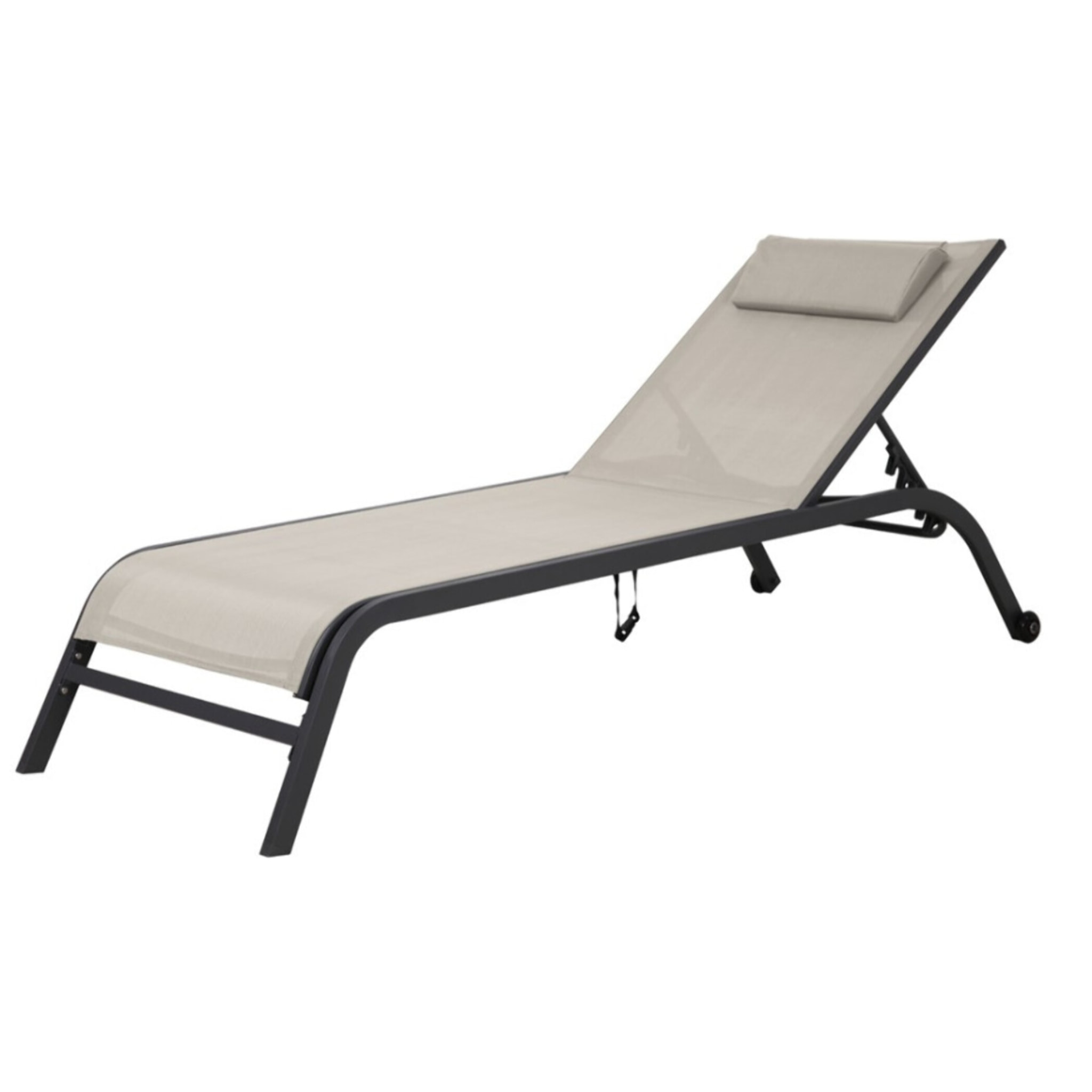 Transat de jardin en acier - lin - GOZO