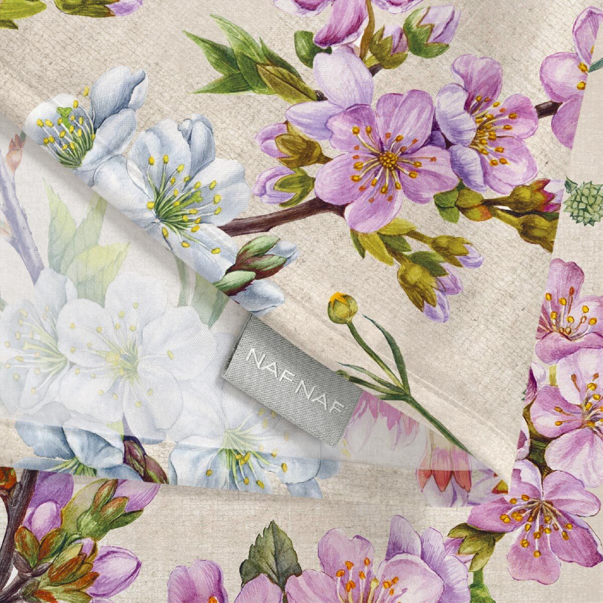 Nappe anti-taches Flowerpeacock - 100% coton -