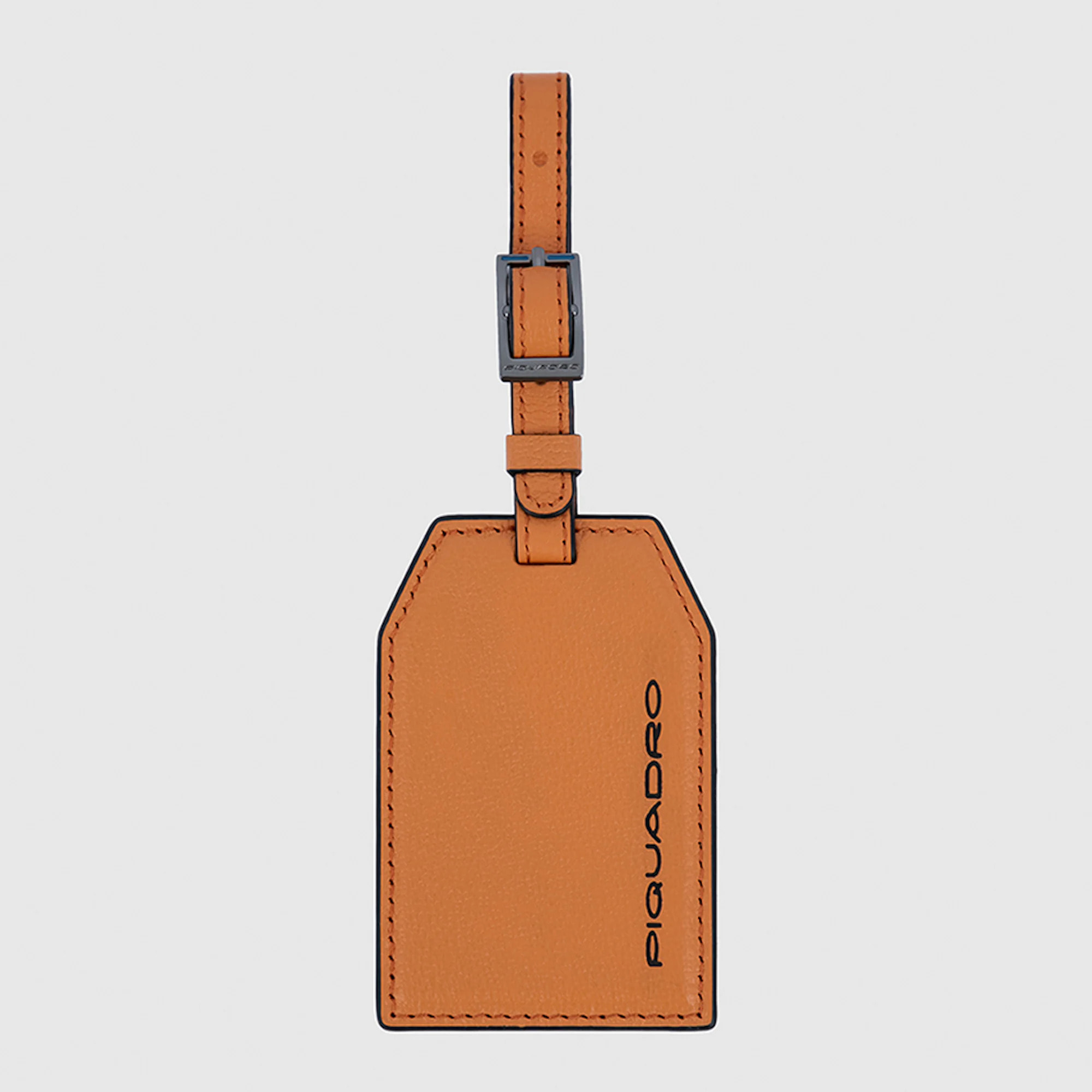 Piquadro Address Tag personalizzabile in pelle