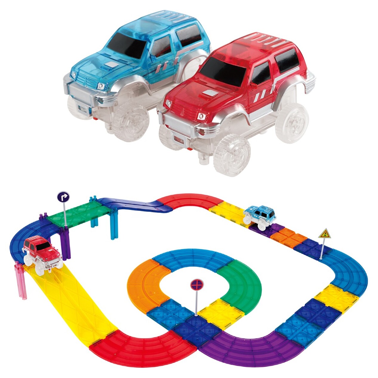 PICASSO TILES PISTA DE CARRERAS MAGNETICA 30 PIEZAS