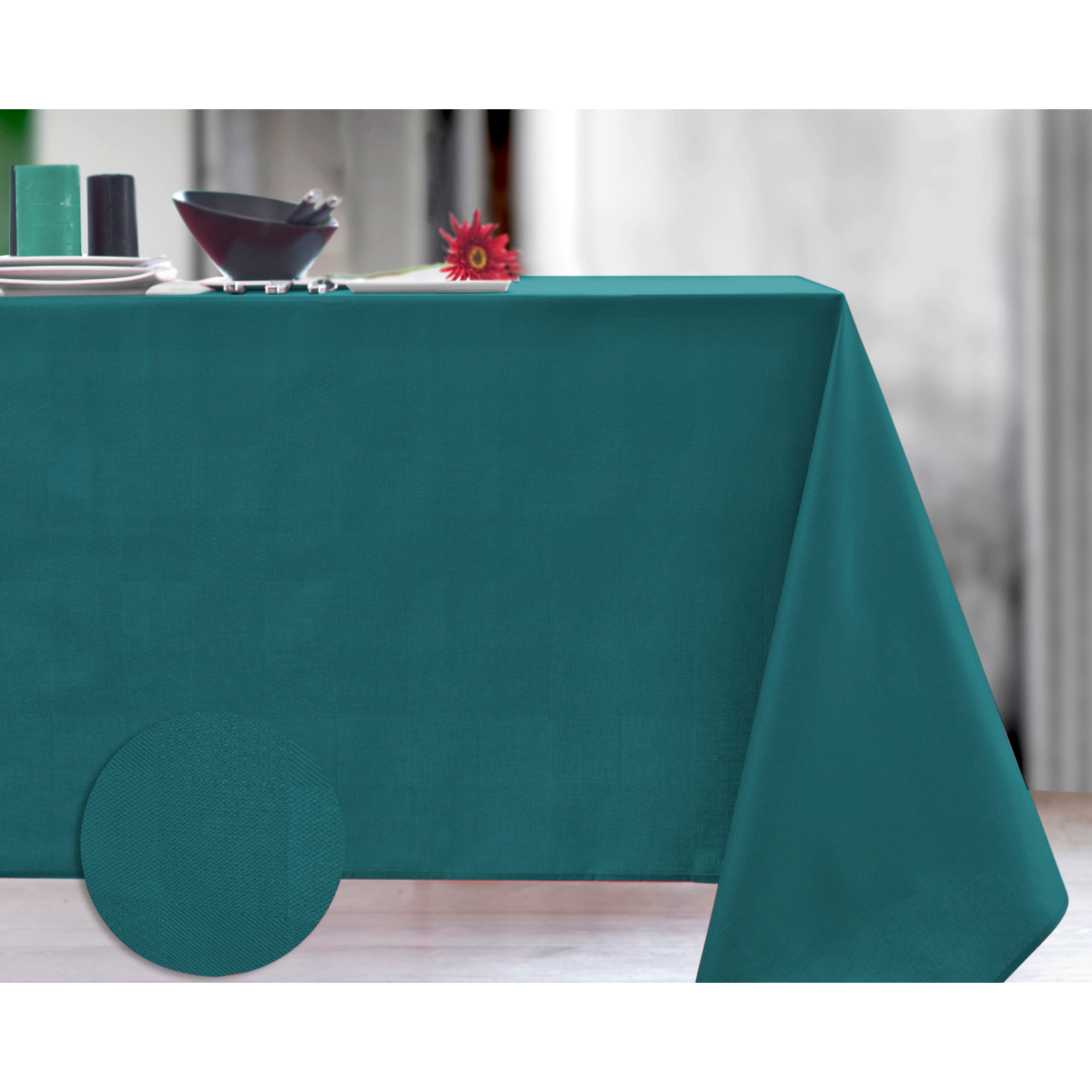 Nappe damassé enduit acrylique MINI TACTILE