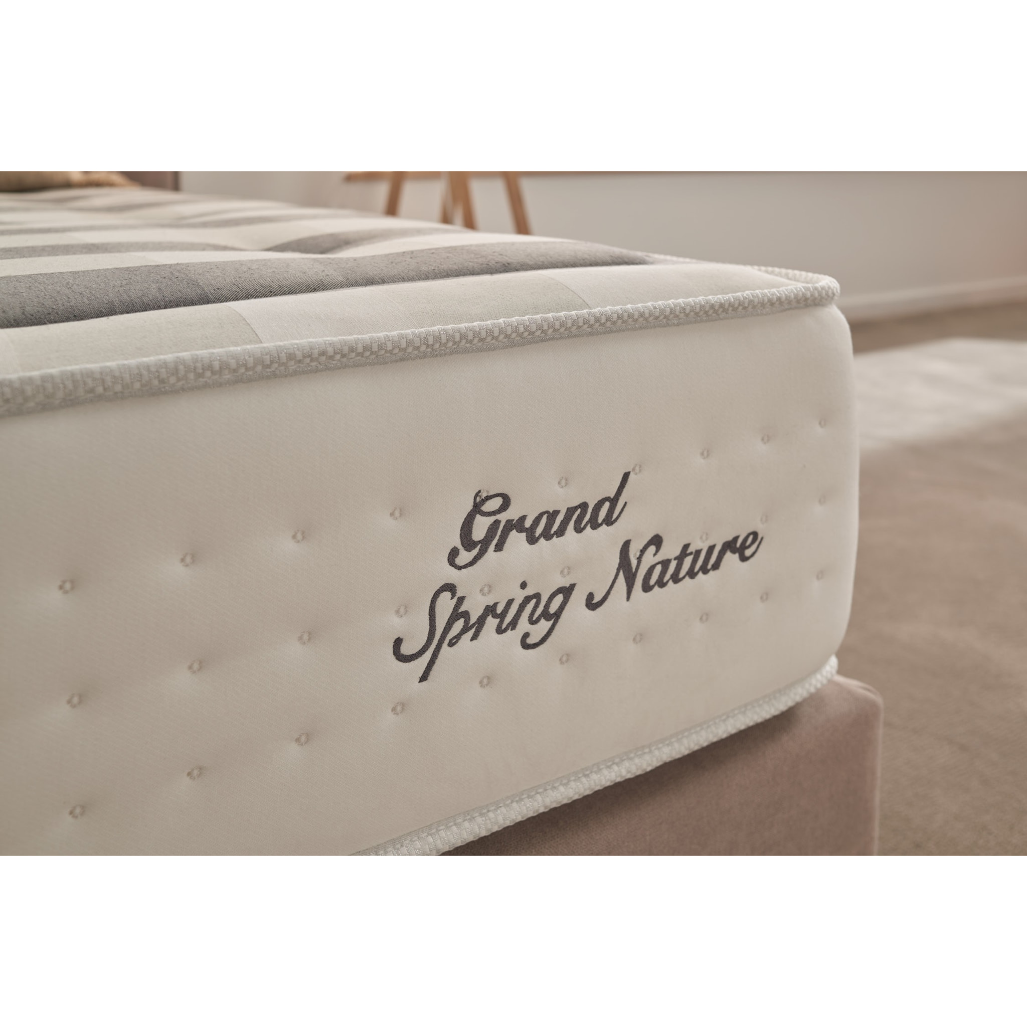 Matelas Grand Spring Nature Ressorts ensachés, 30 cm, 1 place - Moonia
