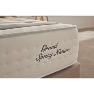 Matelas Grand Spring Nature Ressorts ensachés, 30 cm, 1 place - Moonia