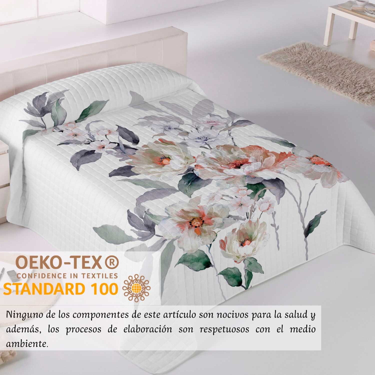 Icehome - Colcha Bouti Estampada - 100% Poliéster - Microfibra - 70 gr/m² - Cheer