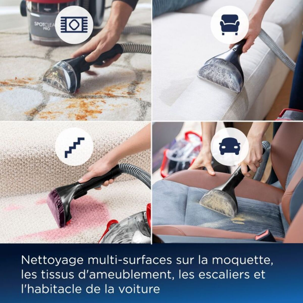 Nettoyeur détacheur BISSELL SpotClean Pro Advance 1558D