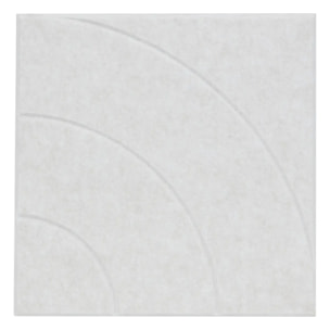 Lot de 4 panneaux décoratifs Feutrine gris 30x30cm