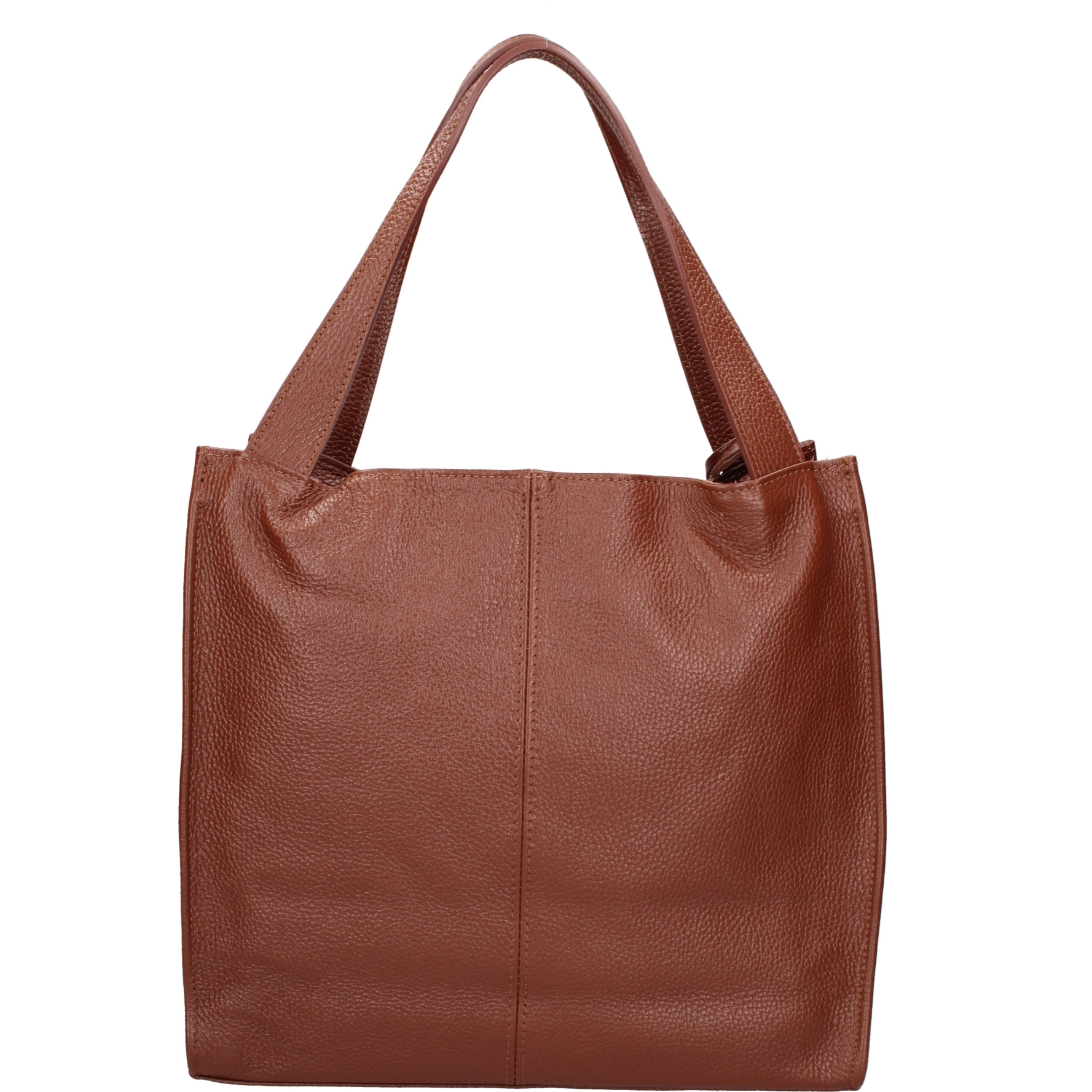 Borsa a spalla  da donna In Vera pelle Made in Italy 34x32x11 cm