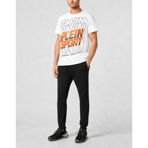 PLEIN SPORT Camiseta de cuello redondo y manga corta PS