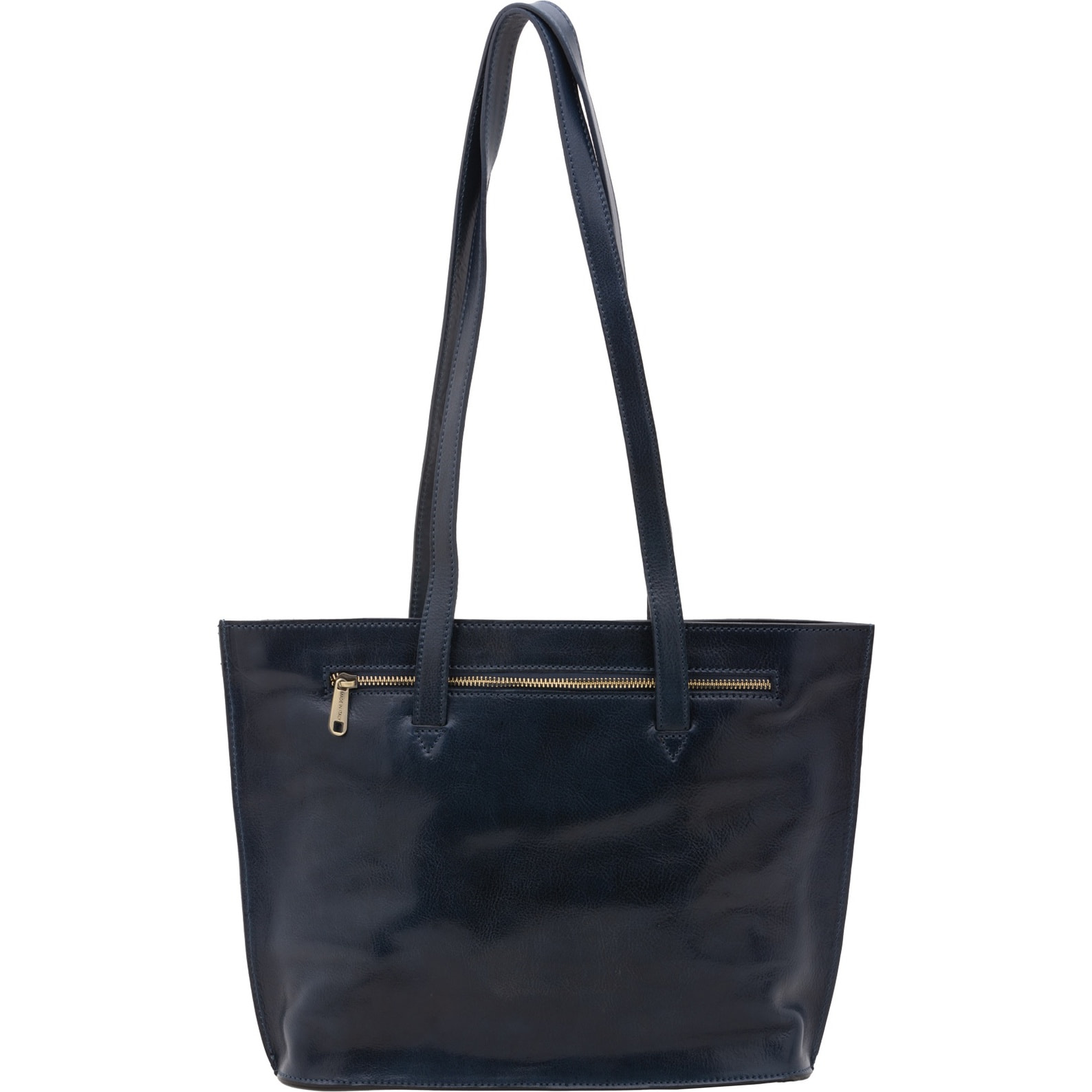 Borsa a spalla da donna - Modello False - 100% pelle - 27.0 x 38.5 x 10.0 cm