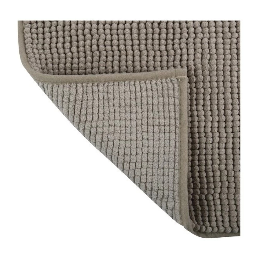 Tapis de bain Microfibre CHENILLE 40x60cm Taupe MSV