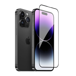 DAM Proteggi schermo in vetro temperato  a copertura totale per iPhone 14 Pro Max 7,15x0,06x15,5 cm. Colore trasparente