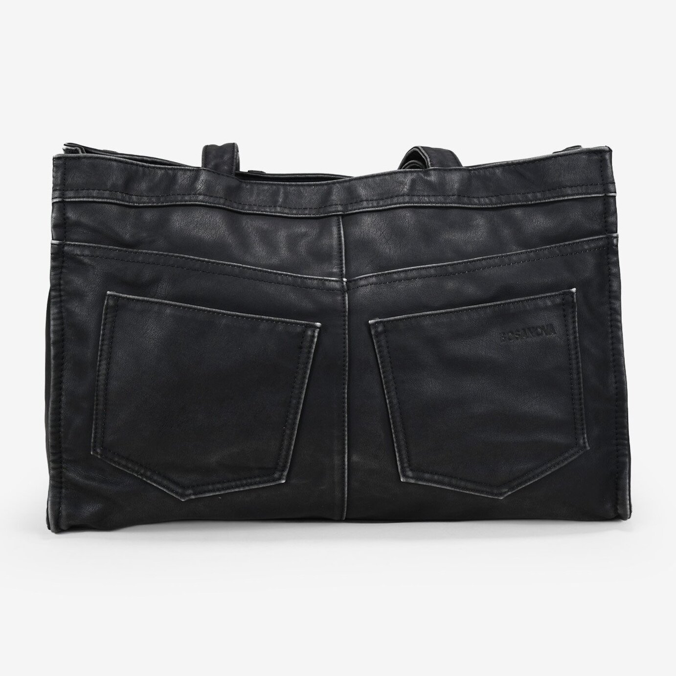 Bolso de hombro negro vintage