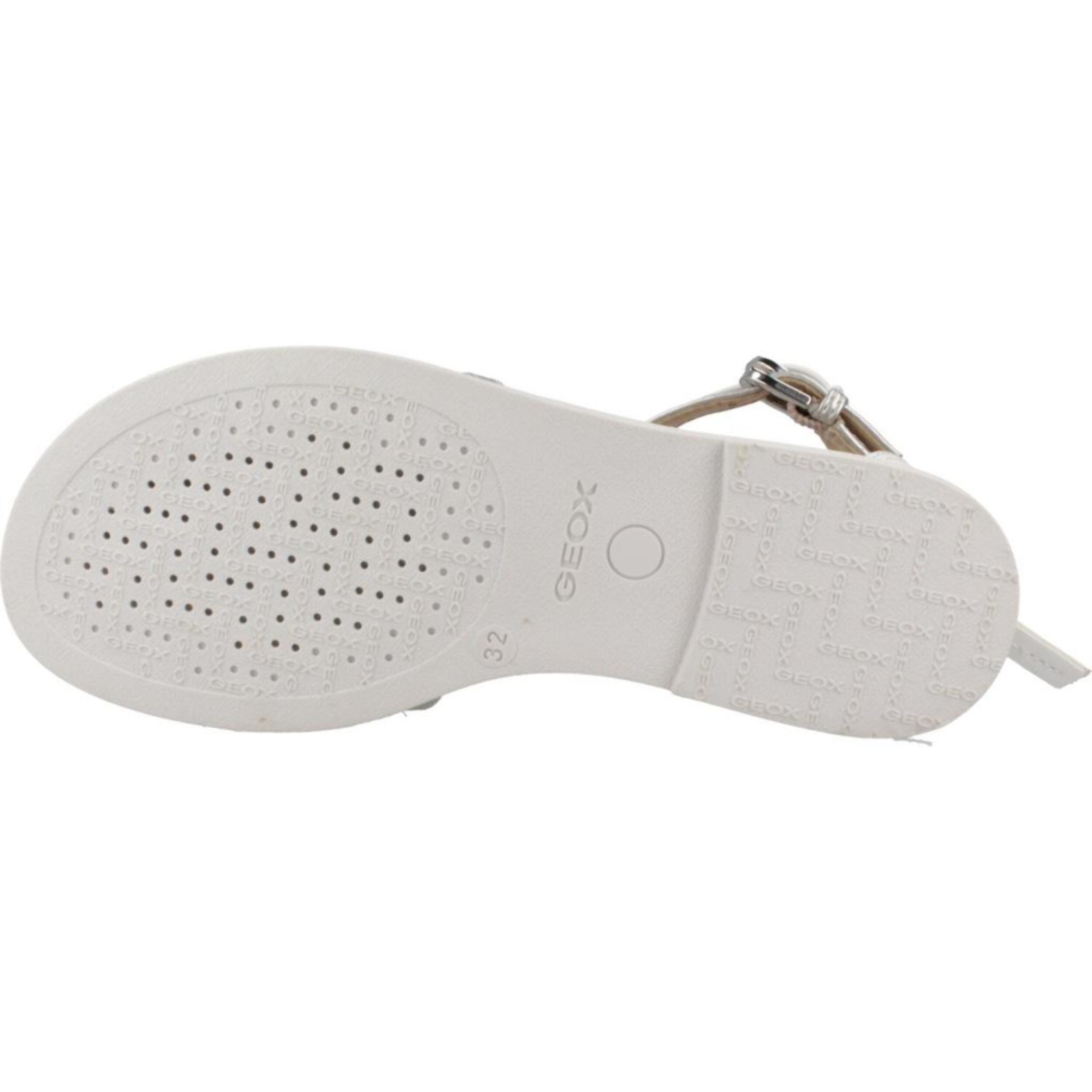 Sandalias Niña de la marca GEOX  modelo J SANDAL KARLY GIRL BLANCO