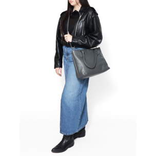 Borsa a spalla da Donna Lorena in Vera Pelle Made in Italy 26x39x13 cm