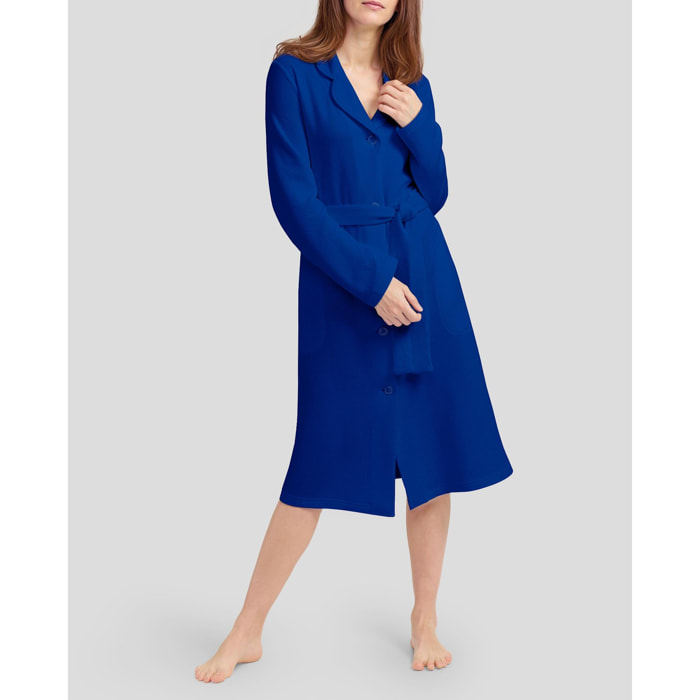 Bata corta azul