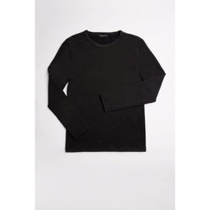 Maglia termica nera a maniche lunghe