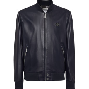 PHILIPP PLEIN Bomber de cuero