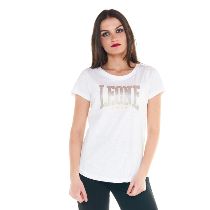 T-Shirt da donna logo Gold&Silver