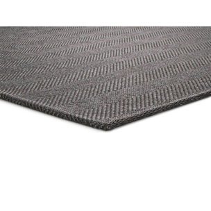 ESPIGA Alfombra lisa lavable en color antracita, varias medidas disponibles