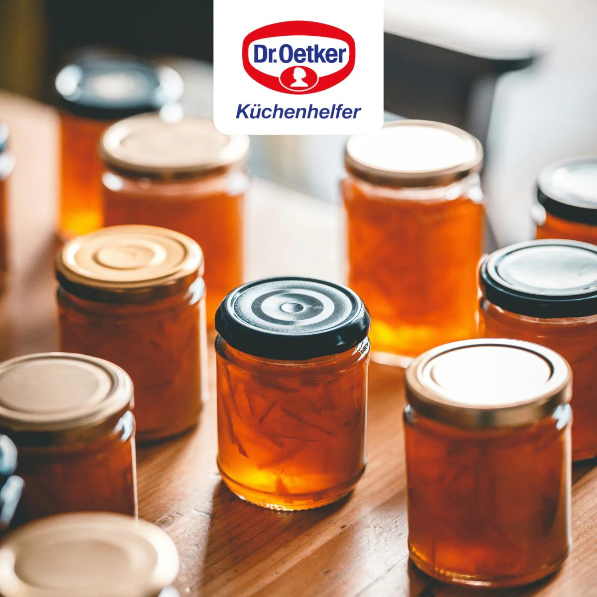 3 ustensiles pour confiture avec pince à bocaux, entonnoir et tissu filtrant Dr Oetker