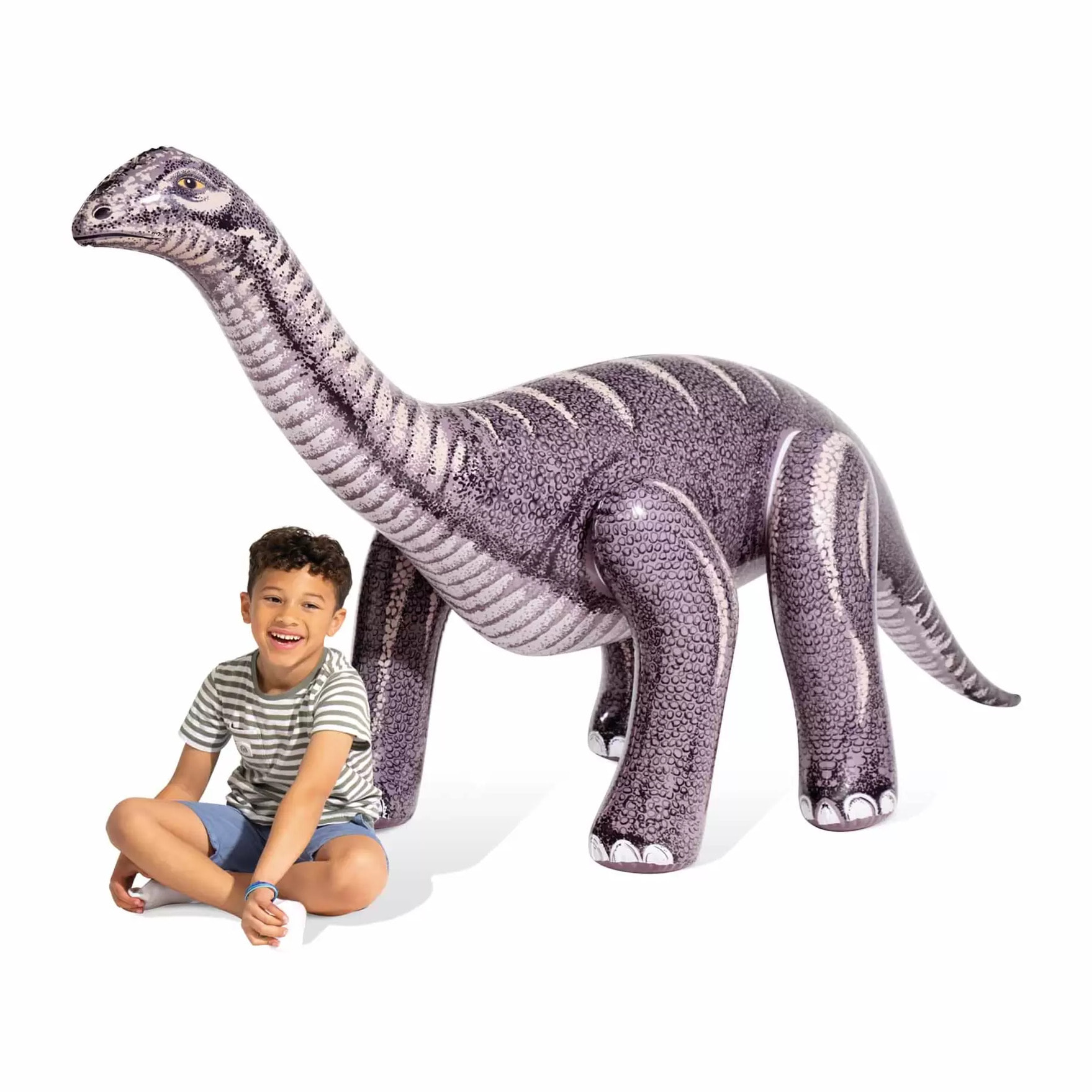 Intex 48594NP - Dinosauri Gonfiabili Assortiti, Brontosauro o Triceratopo, 1 Pezzo