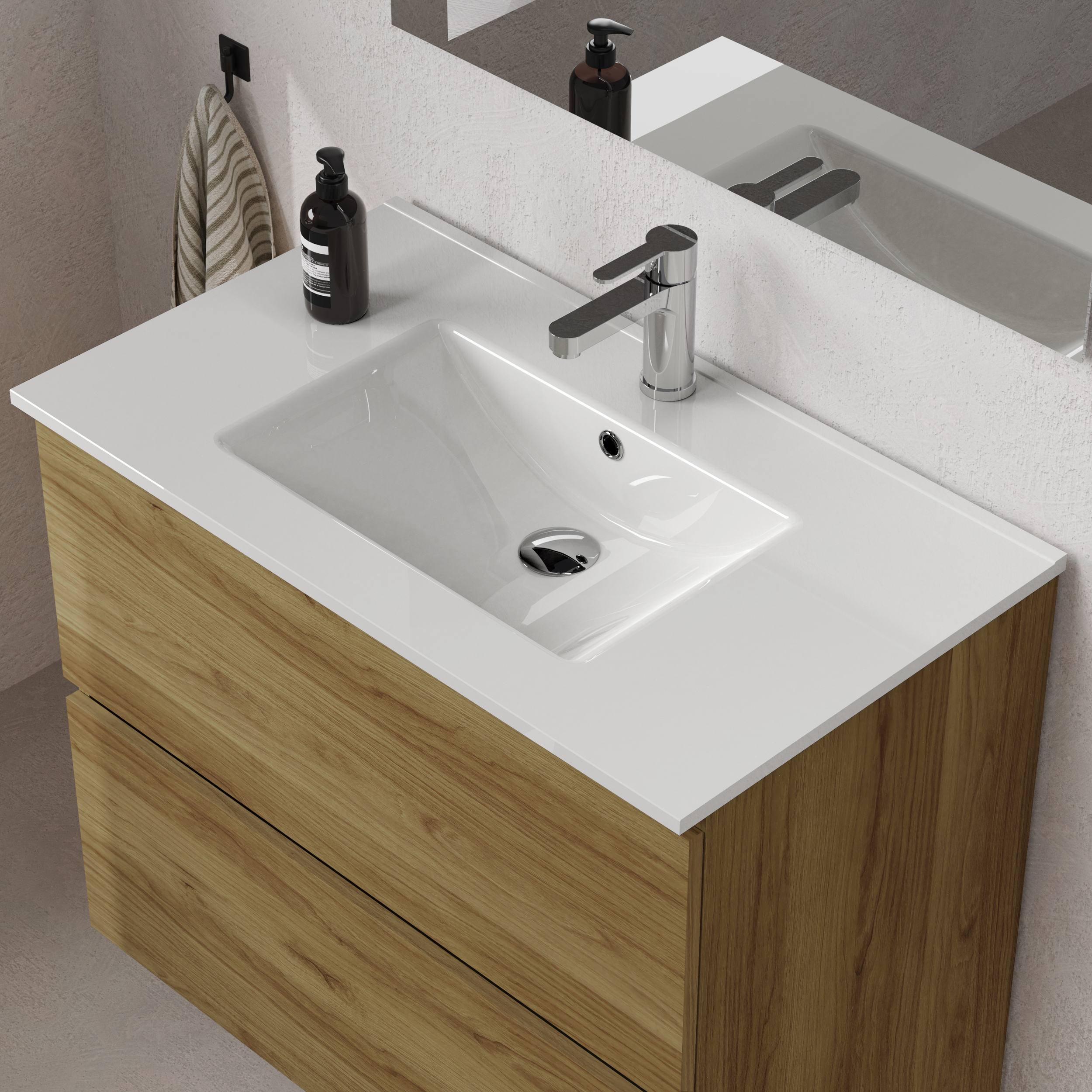 Conjunto mueble de baño SEA Alday, 80cm, Teka