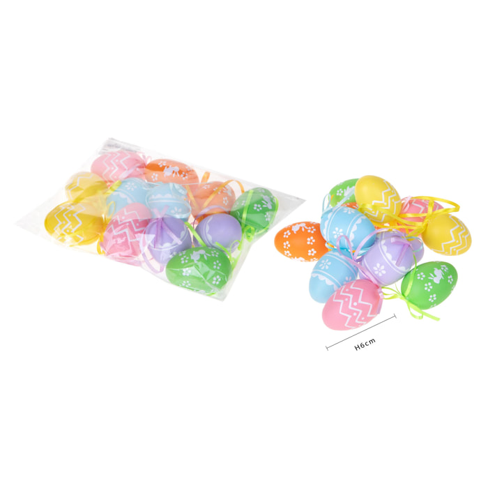 Uova pick da appendere conf. Da 12pz - 2 confezioni - Colore: Assortite - Bianchi Dino