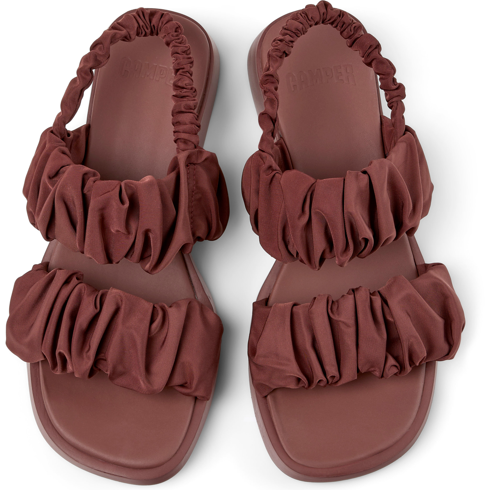 Sandalias - CAMPER Dana - Burdeos - Textil técnico