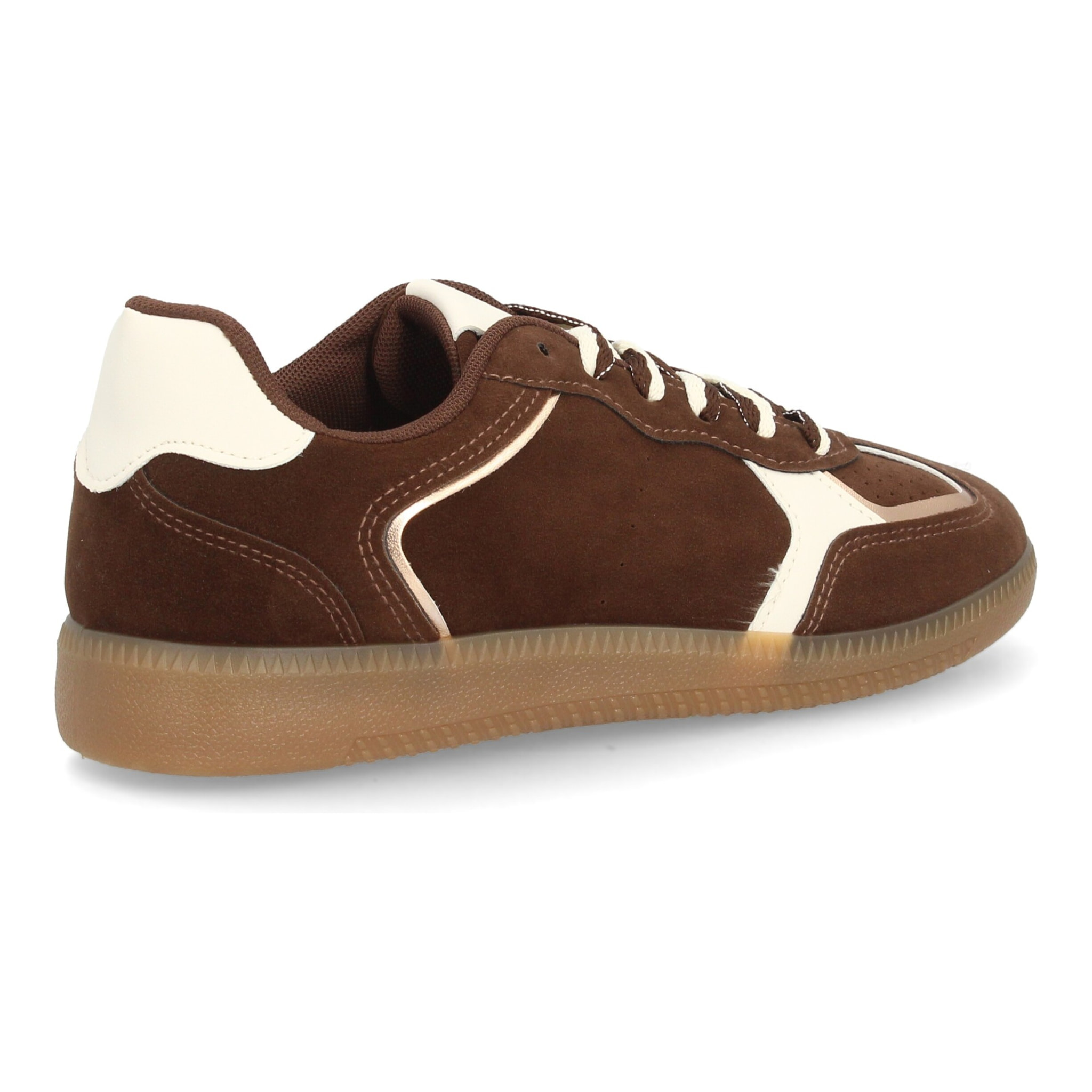 Zapatilla casual con cordón bitono