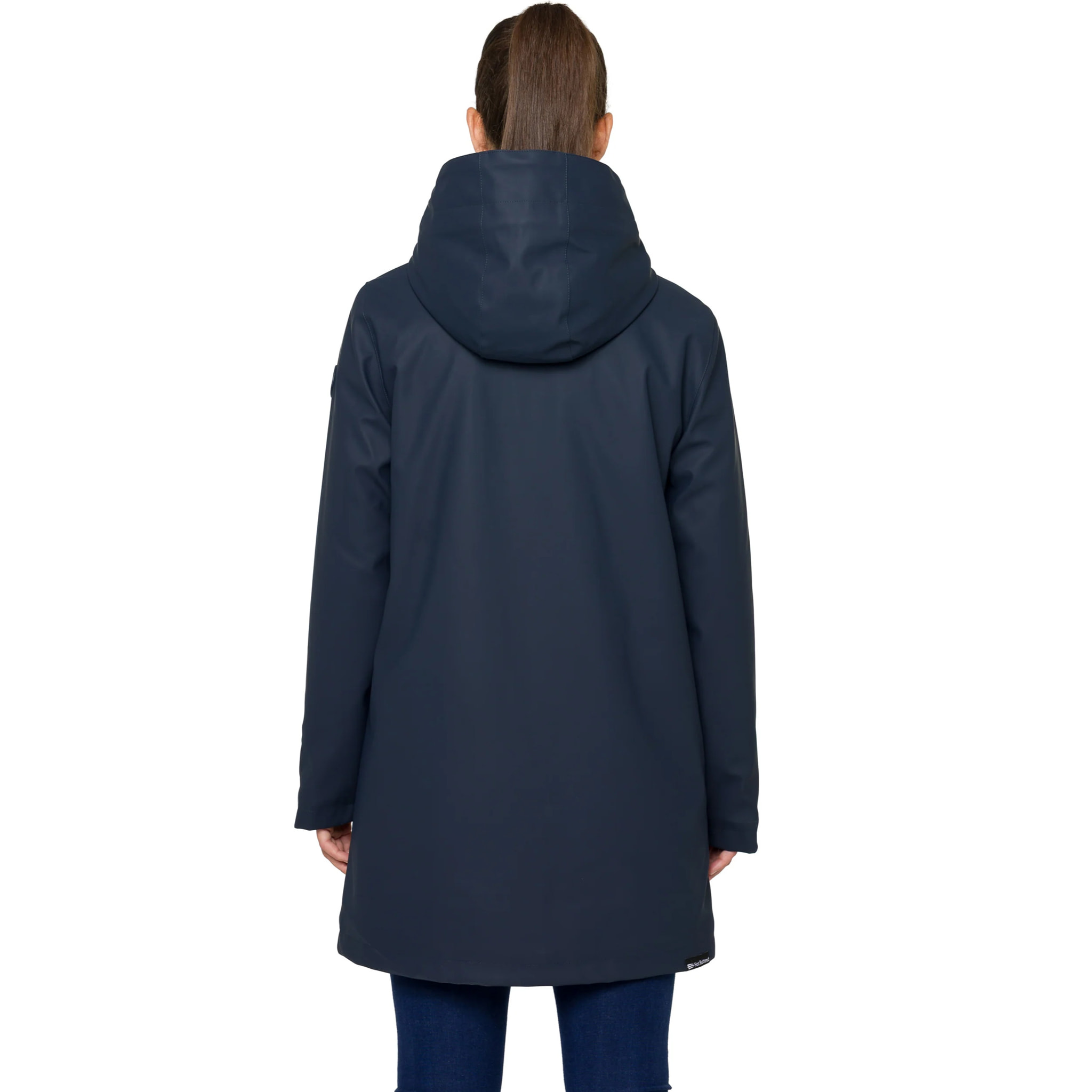 Parka YASMINE imbottito impermeabile blu navy