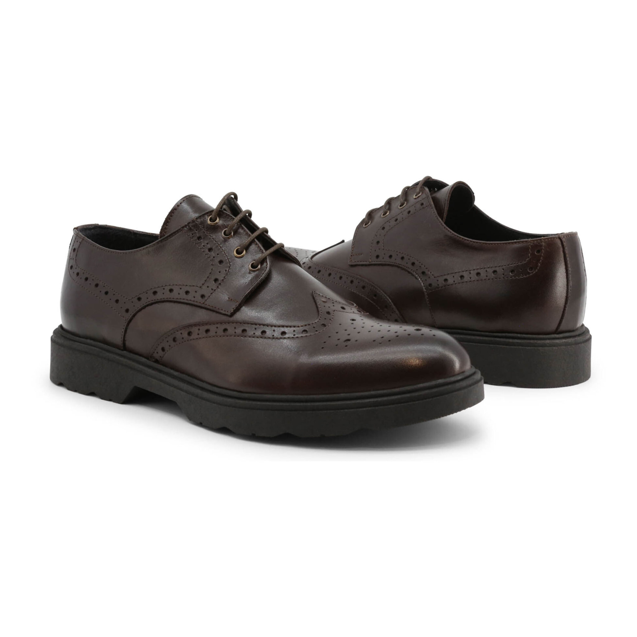 Zapatos Oxford para Hombre - Duca di Morrone Dante Leather Dark Brown