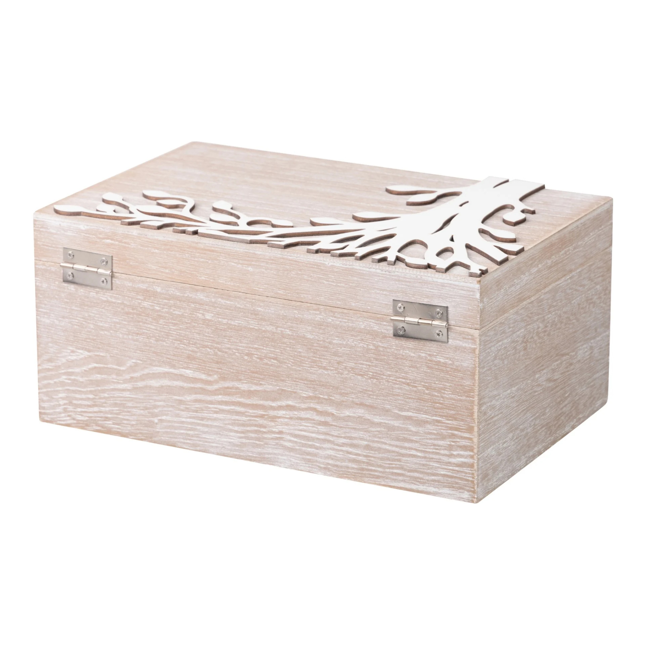 Caja Arbol Natural Blanco 25x16x12 Cm