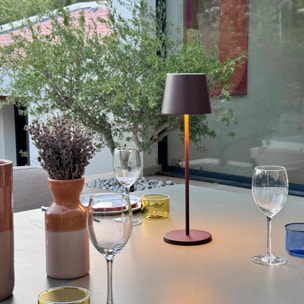 Lampe de table sans fil KELLY Rouille H38cm