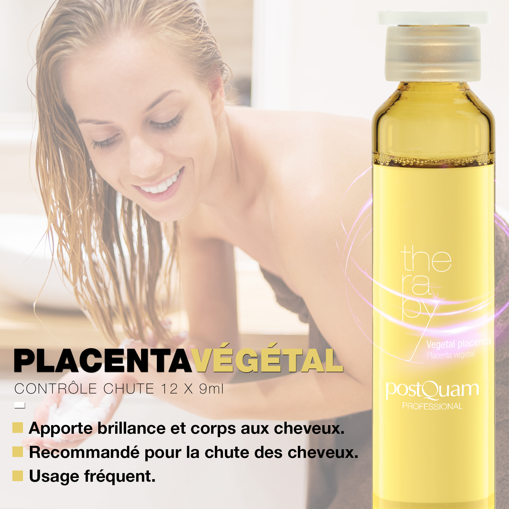 Placenta vegetal ampoules en verre 12 x 9 ml.