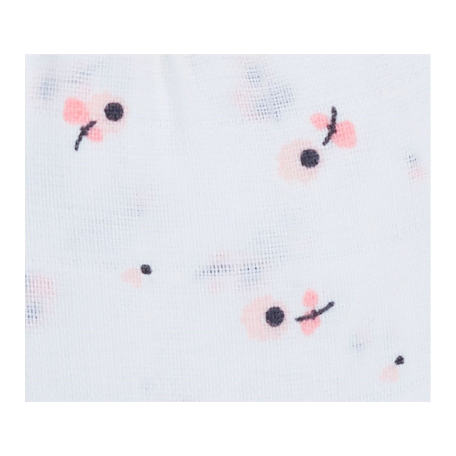 Lot de 2 draps housse bébé en coton bio blanc