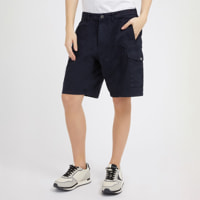Bermuda Hunter - inspiration cargo - 100% coton - bleu foncé