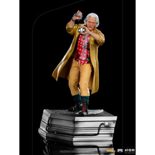 Ritorno Al Futuro Ii Art Scale Statua 1/10 Doc Brown 25 Cm Iron Studios