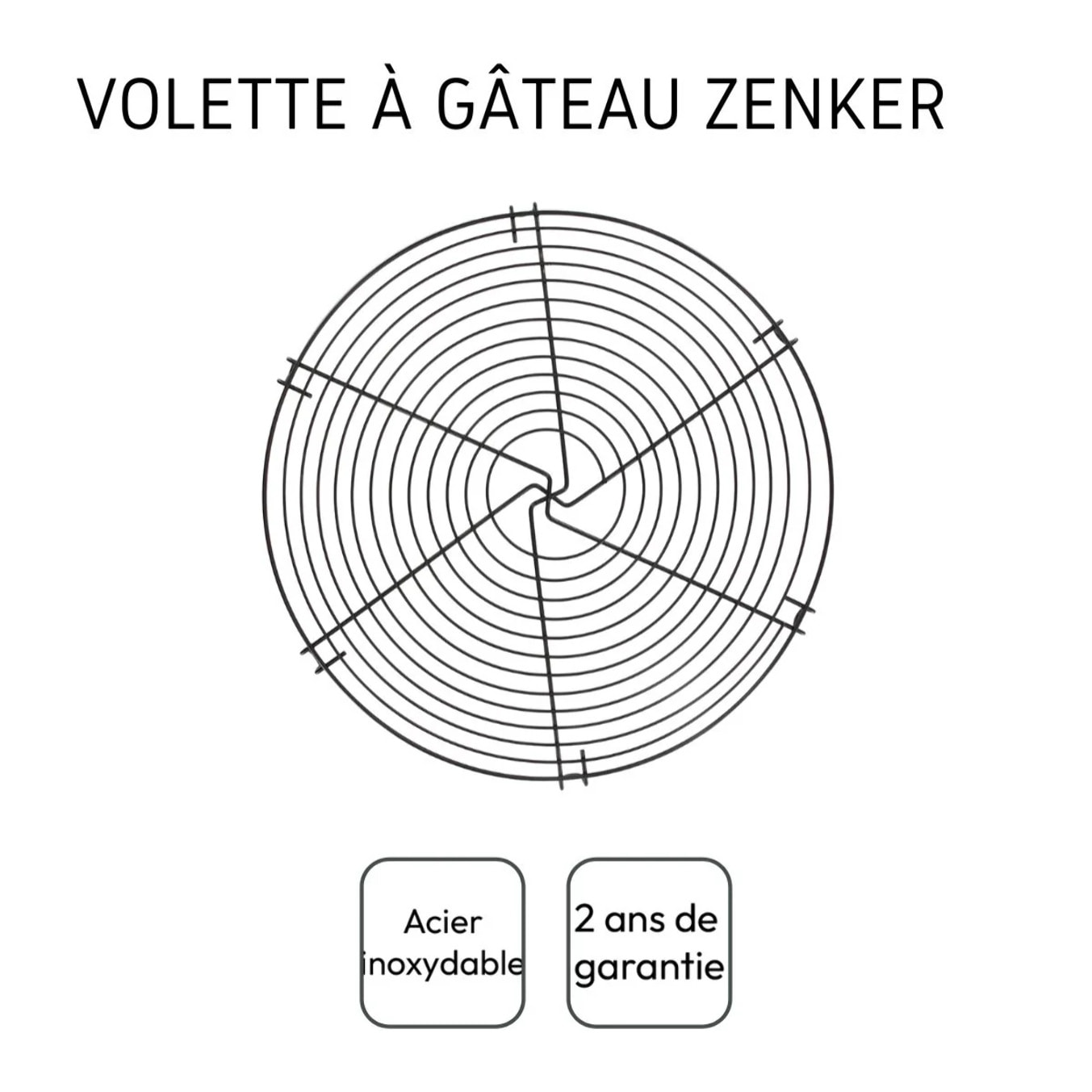 Présentoir à gâteaux 30 cm Zenker Smart Pastry
