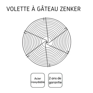 Présentoir à gâteaux 30 cm Zenker Smart Pastry