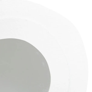 3 miroirs "Emily" blanc D25cm