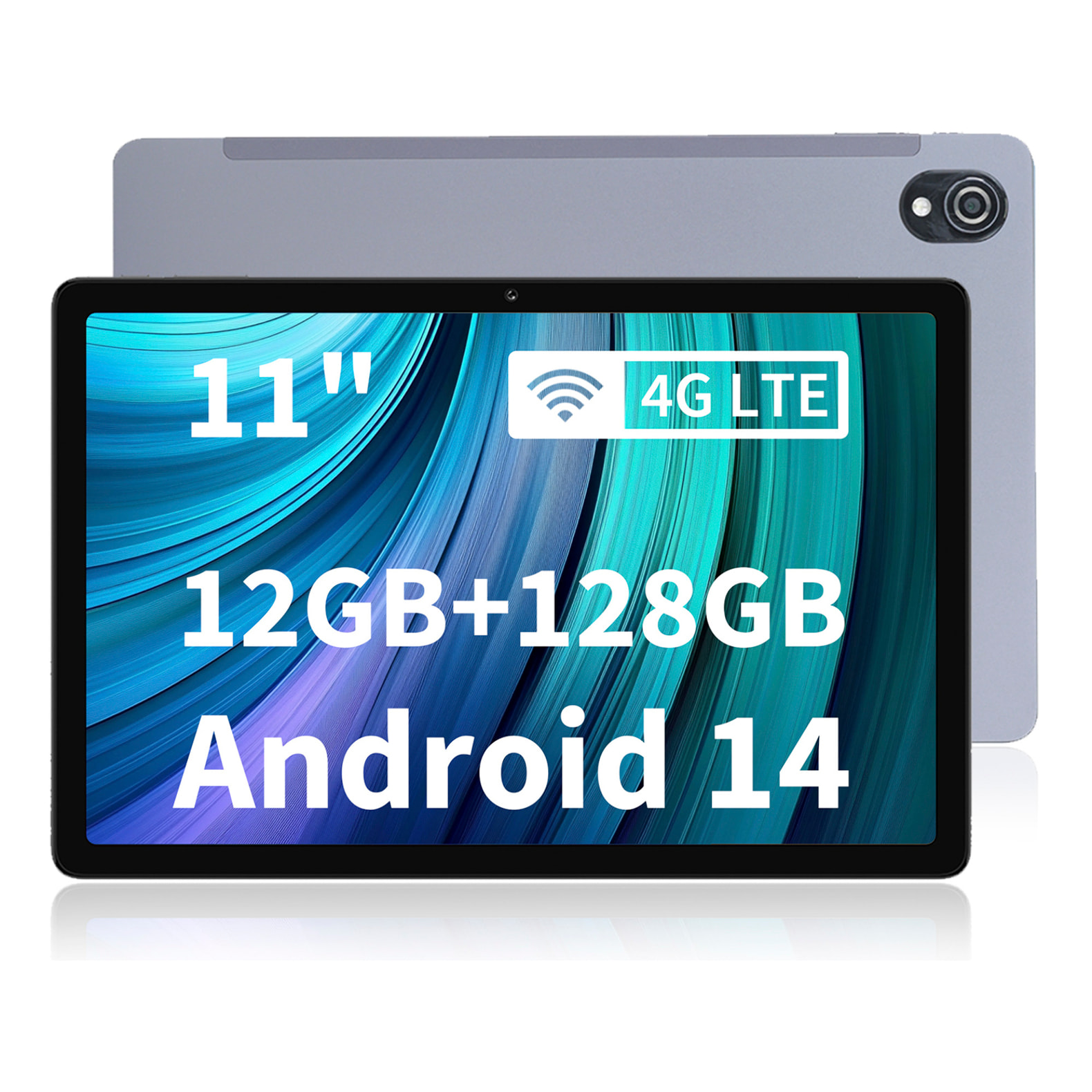 Tablet T30 PLUS 2.4G+5G WiFi 6. SO Android 14. Pantalla 10,95” 1280x800px. 6GB RAM + 6GB Virtual + 128GB. Doble cámara 5 + 13mpx.